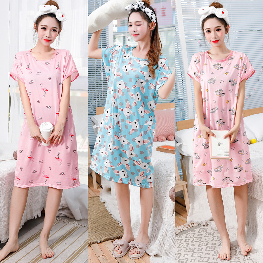 Women Cartoon Sleepwear Print Dress Sexy Lingerie Milk Silk Cute Animal Nightgrown Strap Thin Female Nighty Underwear Night Dres, Black;red
Women Cartoon Sleepwear Print Dress Sexy Lingerie Milk Silk Cute Animal Nightgrown Strap Thin Female Nighty Underwear Night Dres, Black;red