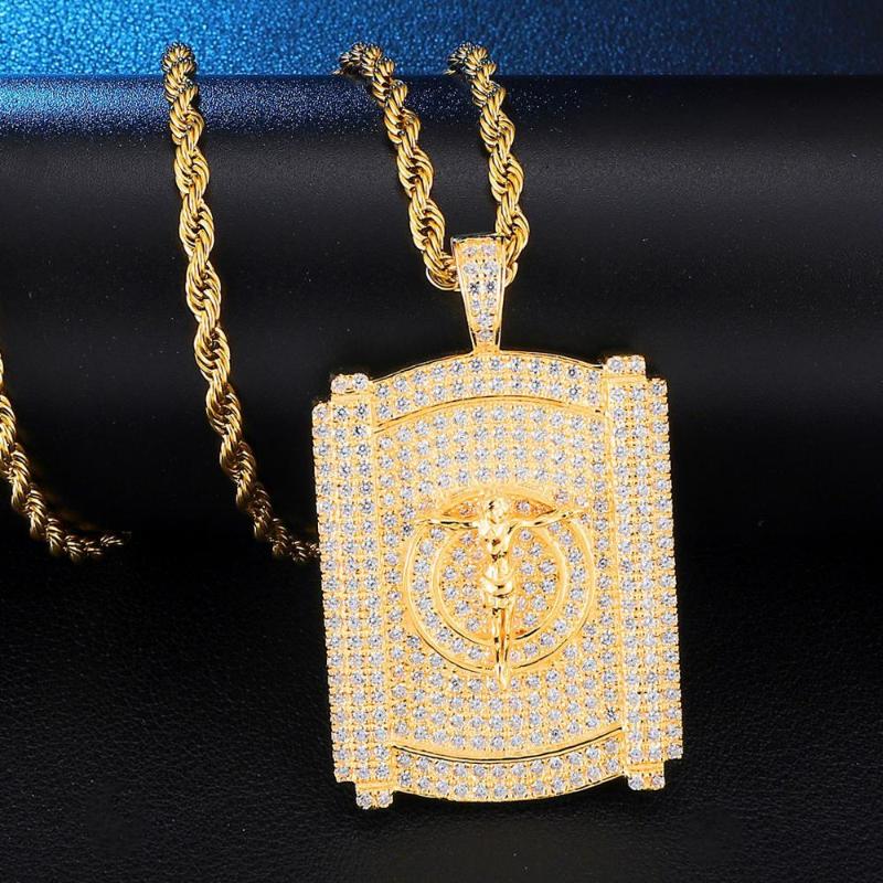 Pendant Necklaces Fashion Jewelry Charm Rock Punk Hip Hop Iced Out Bling Jesus Micro Pave CZ Stone Hiphop Necklace Gifts
Pendant Necklaces Fashion Jewelry Charm Rock Punk Hip Hop Iced Out Bling Jesus Micro Pave CZ Stone Hiphop Necklace Gifts