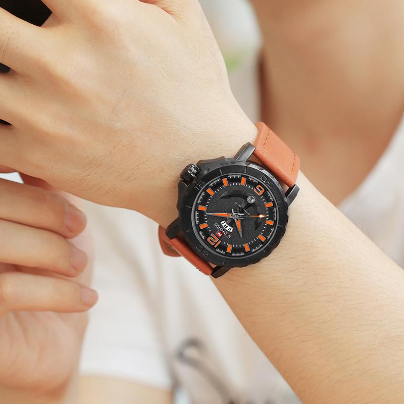 Wristwatches 2021NAVIFORCE Luxury Watch Brand Sports Leather Water Ressistance Watches Men’s Quartz Week Display Male Relogio Masculin, Bolbn
Wristwatches 2021NAVIFORCE Luxury Watch Brand Sports Leather Water Ressistance Watches Men’s Quartz Week Display Male Relogio Masculin, Bolbn
