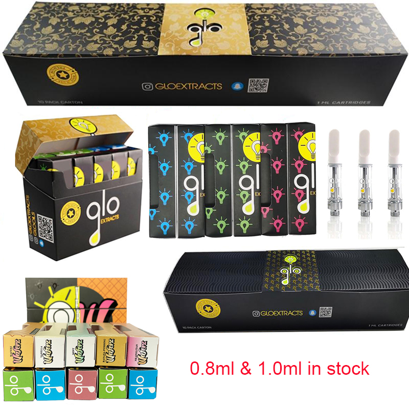 Glo Carts 0.8ml 1ml Ceramic Coil Thick Oil Atomizer Vape Cartridges Packaging 510 Thread empty Disposable pen Assembled Small Display box
Glo Carts 0.8ml 1ml Ceramic Coil Thick Oil Atomizer Vape Cartridges Packaging 510 Thread empty Disposable pen Assembled Small Display box