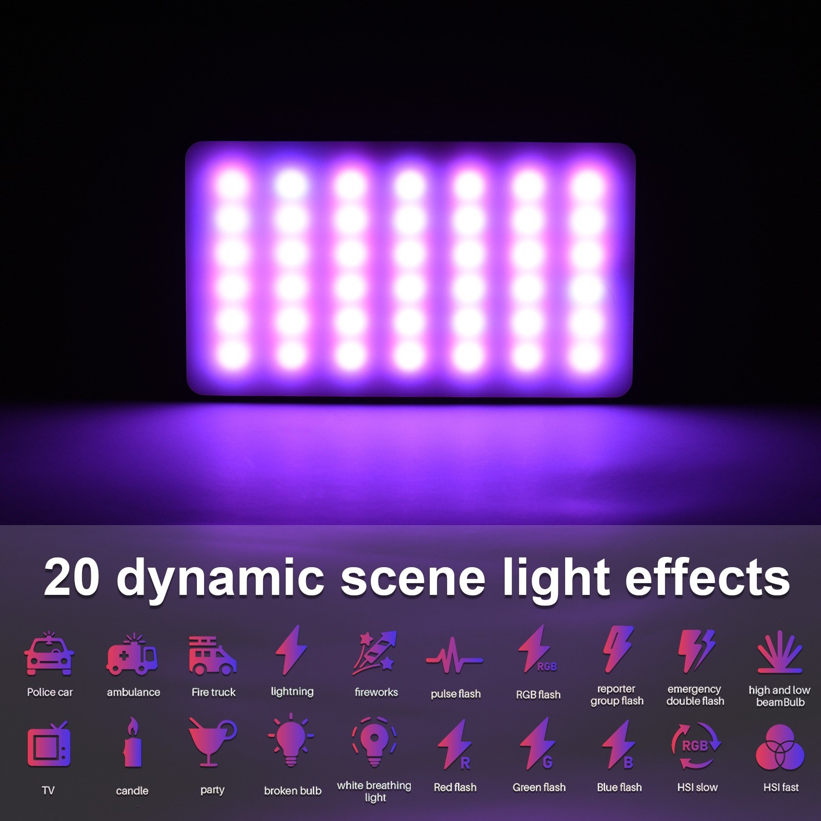 Mini LED Video Light Photography Fill Light For DSLR Camera 2500K-9000K W140 Dimmable Lighting Photo Studio Live Stream Vlog Youtube