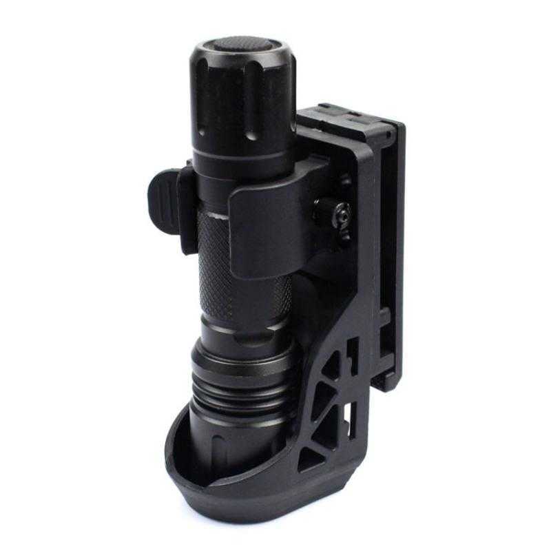 360 Degree Tactical Flashlight Holster Angle Rotatable Duable Holder for 1''-1.25'' Diameter 210608
360 Degree Tactical Flashlight Holster Angle Rotatable Duable Holder for 1''-1.25'' Diameter 210608