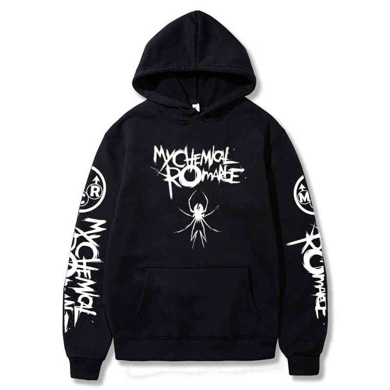 My Chemical Romance Hoodies Punk Band Fashion Hooded Sweatshirt Hip Hop Hoodie Pullover Men Women Sports Casual Rock Top Clothes G1228, Black
My Chemical Romance Hoodies Punk Band Fashion Hooded Sweatshirt Hip Hop Hoodie Pullover Men Women Sports Casual Rock Top Clothes G1228, Black