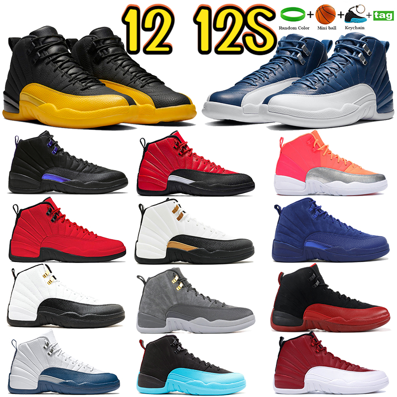 With Keychain 12 12s basketball shoes University gold indigo trainers CNY Reverse flu game gym red blacks deep royal blue men sneakers, Bubble wrap packaging
With Keychain 12 12s basketball shoes University gold indigo trainers CNY Reverse flu game gym red blacks deep royal blue men sneakers, Bubble wrap packaging