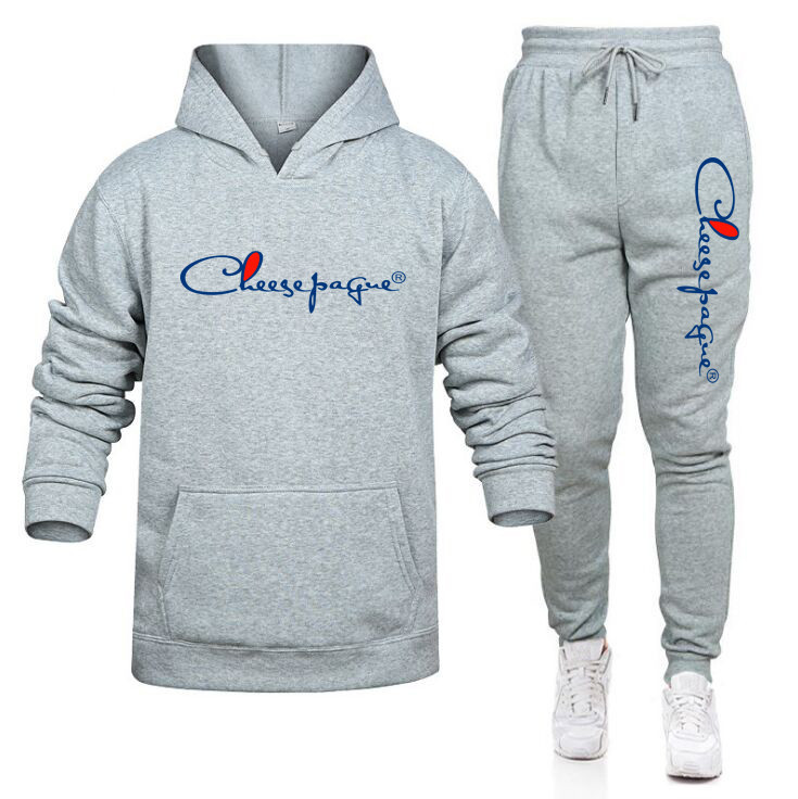 Men's Tracksuit Fashion Brand Printed Hooded Suits Autumn Winter Hoodie + Pants 2-piece Suit Men Sports Man Hoodeds, Gray
Men's Tracksuit Fashion Brand Printed Hooded Suits Autumn Winter Hoodie + Pants 2-piece Suit Men Sports Man Hoodeds, Gray