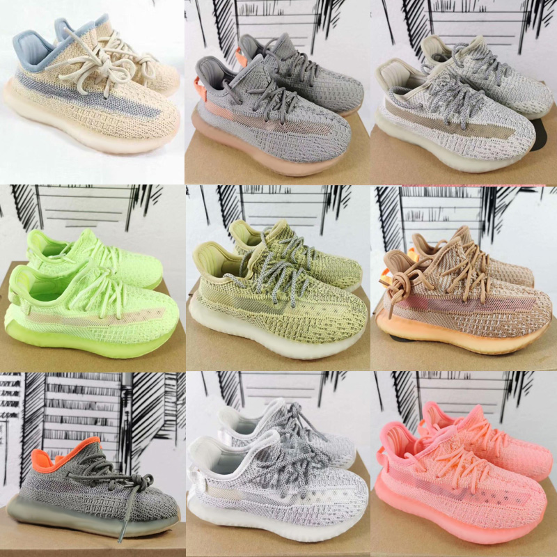 2021 Kanye Reflective West V2 Infant Yecheil Kids sneakers Glow Green Clay Trainers Big Small Boy Girl Children Toddler 26-35, With box
2021 Kanye Reflective West V2 Infant Yecheil Kids sneakers Glow Green Clay Trainers Big Small Boy Girl Children Toddler 26-35, With box