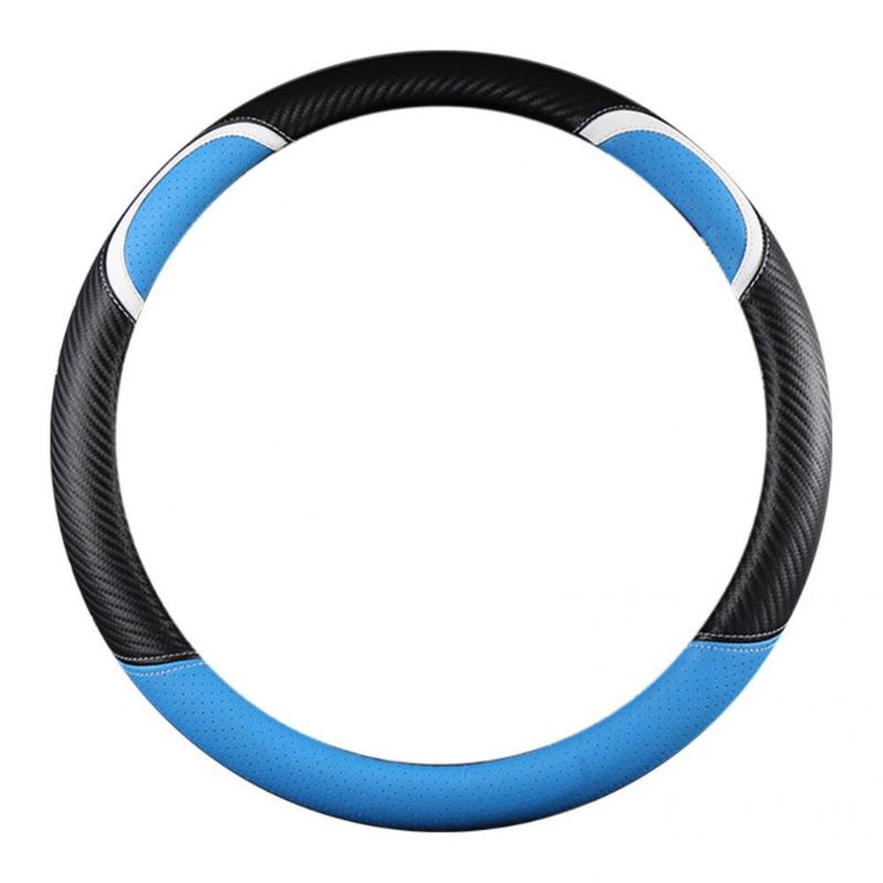 Steering Wheel Covers Stylish Good Hand Feeling Non-fading Carbon Fiber Car Cushion Case Cover
Steering Wheel Covers Stylish Good Hand Feeling Non-fading Carbon Fiber Car Cushion Case Cover