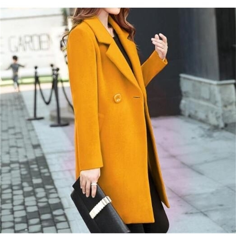Plus Size 5XL Double Breasted Blue red Long Jacket Female Coats Blazer Feminino Long Sleeve Women Suit Jackets Office Blazers T190903