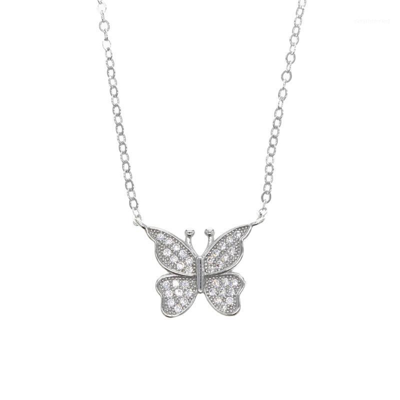 Summer 925 Sterling Silver Cute Lovely Minimal Delicate Micro Pave Cz Single Butterfly Charm Necklaces Fashion Women Jewelry Chains
Summer 925 Sterling Silver Cute Lovely Minimal Delicate Micro Pave Cz Single Butterfly Charm Necklaces Fashion Women Jewelry Chains