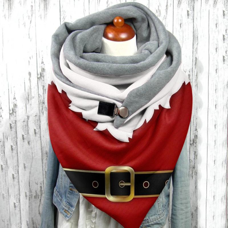 Scarves Fashion Women Cute Christmas Print Scarf Hijabs Female Retro Multi-purpose Shawl Button Femme Wraps Foulard Bufanda
Scarves Fashion Women Cute Christmas Print Scarf Hijabs Female Retro Multi-purpose Shawl Button Femme Wraps Foulard Bufanda