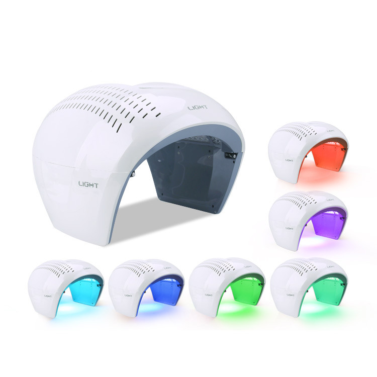 7 Colors PDT Therapy Foldable Facial LED Light Skin Rejuvenation Machine Spa Acne Remover Anti-Wrinkle And Acnes Treatment