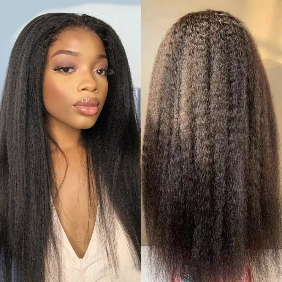 Middle U Part Wig Kinky Straight Malaysian Remy Human Hair Natural Color None Lace Glueless Wig
Middle U Part Wig Kinky Straight Malaysian Remy Human Hair Natural Color None Lace Glueless Wig