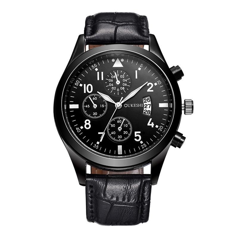 Wristwatches 2021 Three-Eye Calendar Leather-Belt Watch Business Universal Alloy Fashion Men's, Brown belt
Wristwatches 2021 Three-Eye Calendar Leather-Belt Watch Business Universal Alloy Fashion Men's, Brown belt