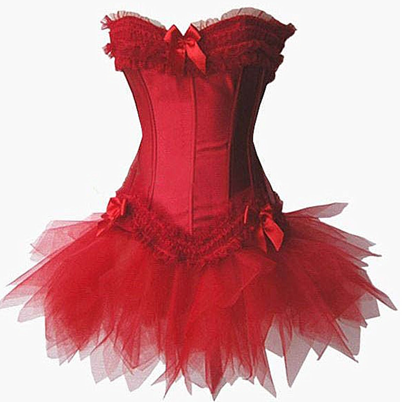 Woman Bustiers Wholesale Red Sexy Gothic corsets Dress women corsets hot shapers body intimates corsets and bustiers with tutu skirt, Black
Woman Bustiers Wholesale Red Sexy Gothic corsets Dress women corsets hot shapers body intimates corsets and bustiers with tutu skirt, Black