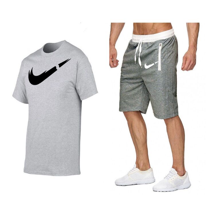 2021 Men's Shirt Tracksuit Two Pieces Sets Men Casual Fitness Sport Suit Short Sleeve t Shirt+shorts Men's Casual Sportswear Suits S-XXL, Gray
2021 Men's Shirt Tracksuit Two Pieces Sets Men Casual Fitness Sport Suit Short Sleeve t Shirt+shorts Men's Casual Sportswear Suits S-XXL, Gray