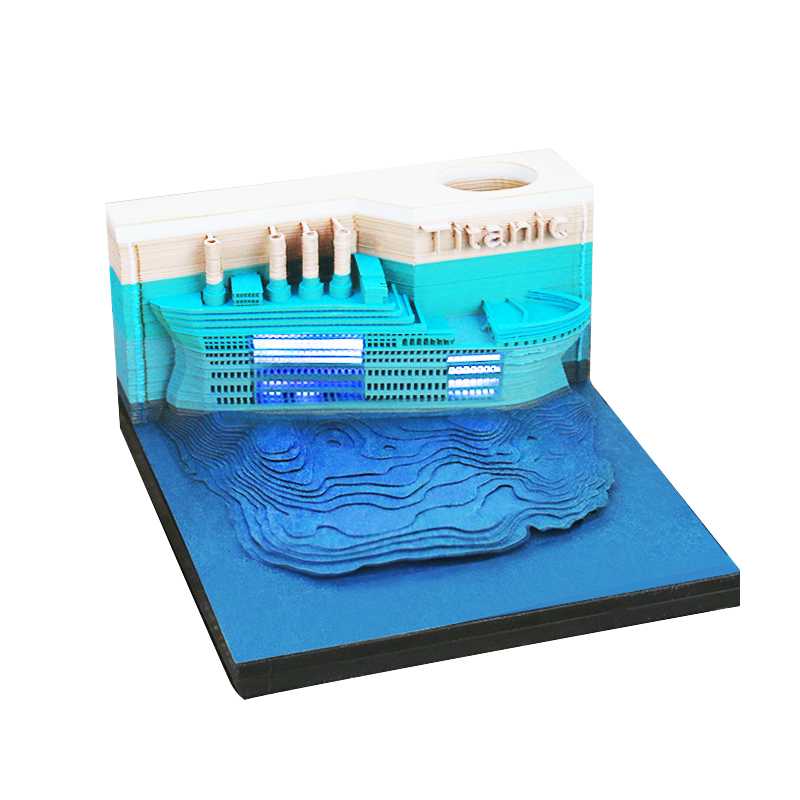 Party Favor Omoshiroi Block Creative 3D Note Pad Famous Movie Titan Ship Model Memo Office Decorationdesktop Boys Birthday Gifts
Party Favor Omoshiroi Block Creative 3D Note Pad Famous Movie Titan Ship Model Memo Office Decorationdesktop Boys Birthday Gifts