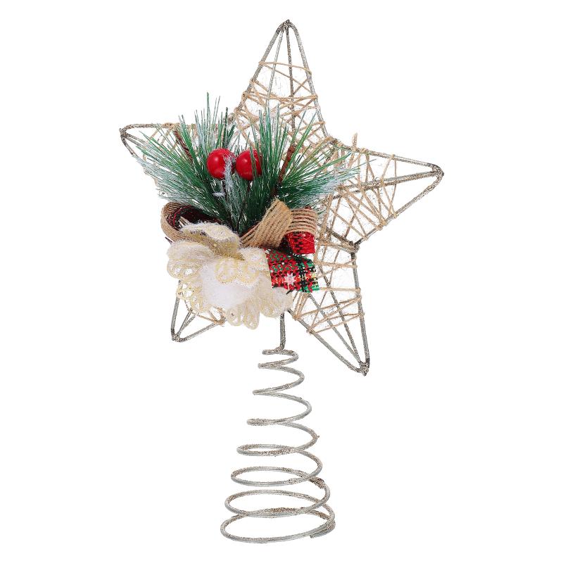 Christmas Decorations 1pc Creative Tree Star Decor Topper Ornament
Christmas Decorations 1pc Creative Tree Star Decor Topper Ornament