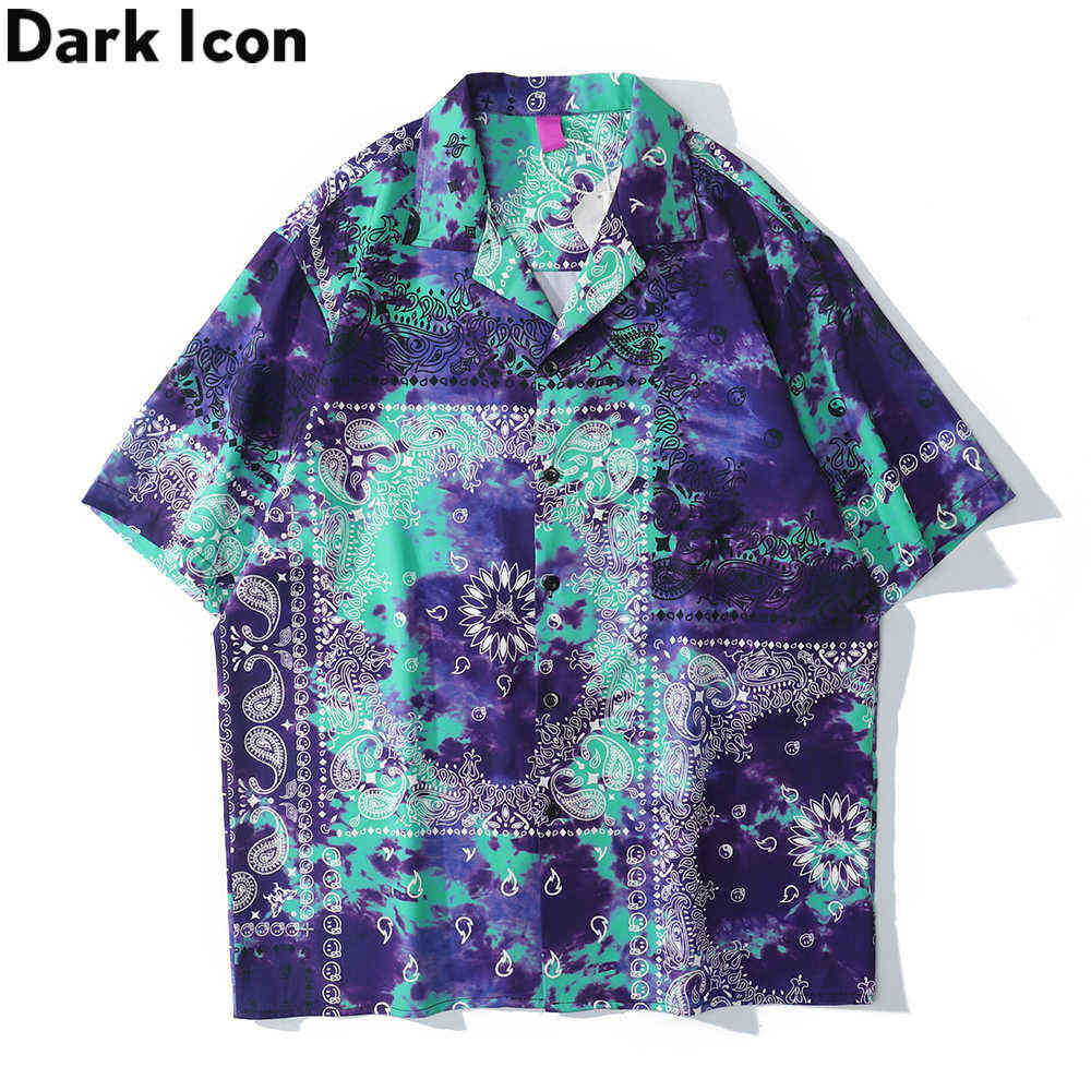Purple Tie Dyeing Hawaiian Shirts Men Summer Street Fashion Men's Polo Shirt Man Blouse 210603
Purple Tie Dyeing Hawaiian Shirts Men Summer Street Fashion Men's Polo Shirt Man Blouse 210603