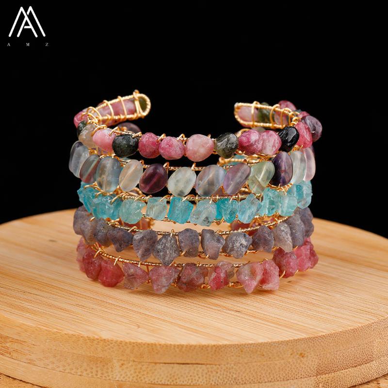 charm bracelets natural rainbow tourmaline fluorite stone chip beads open for women fashion boho statement jewelry gift, Golden;silver
charm bracelets natural rainbow tourmaline fluorite stone chip beads open for women fashion boho statement jewelry gift, Golden;silver