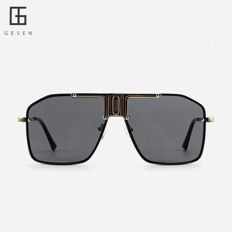 Sunglasses GESEN Fashion Oversized Women Brand Designer Vintage Rivet Square Sun Glasses Female Luxury Men Metal Shades
Sunglasses GESEN Fashion Oversized Women Brand Designer Vintage Rivet Square Sun Glasses Female Luxury Men Metal Shades