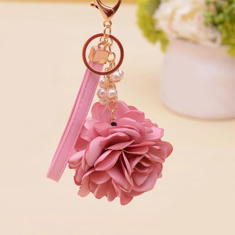 Keychains Leather Strap Cloth Rose Flowers Keychain Bag Pendant Car Accessory Charm For Women Key Chain Buckle Ring Gift
Keychains Leather Strap Cloth Rose Flowers Keychain Bag Pendant Car Accessory Charm For Women Key Chain Buckle Ring Gift