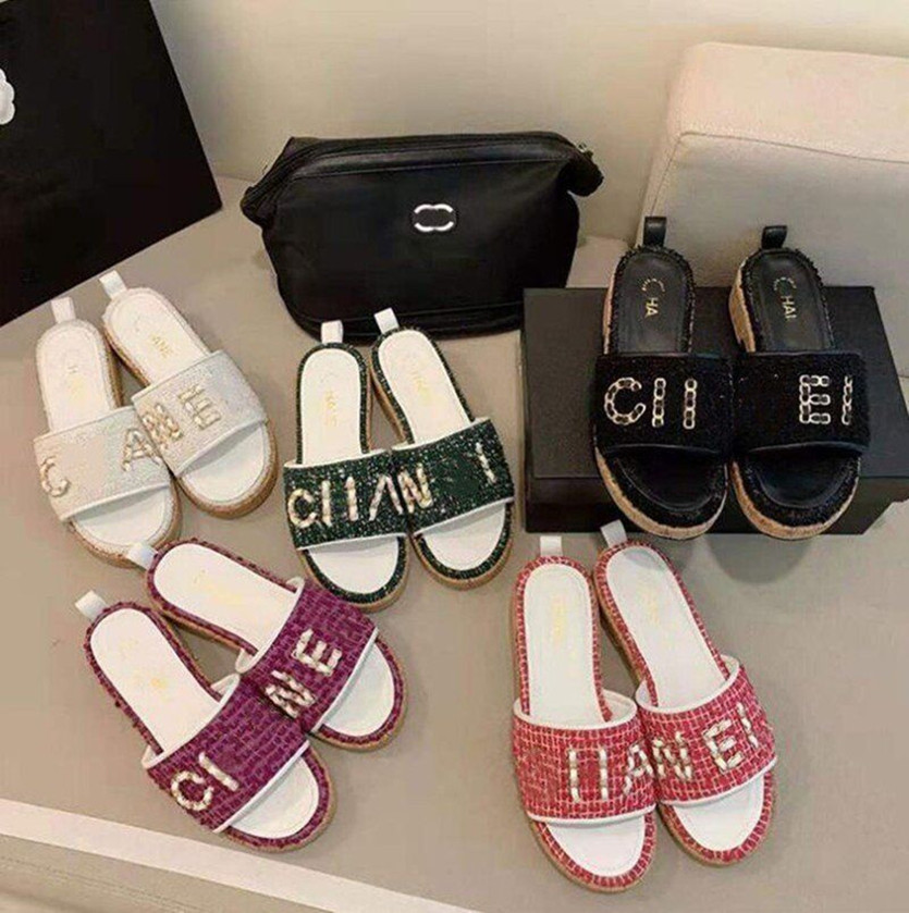 Top selling Summer Women 1in High Heels Leather Platform Mules Sandals Slippers with Tweed pearl Green, Pink & Yellow size 33-40, Black
Top selling Summer Women 1in High Heels Leather Platform Mules Sandals Slippers with Tweed pearl Green, Pink & Yellow size 33-40, Black