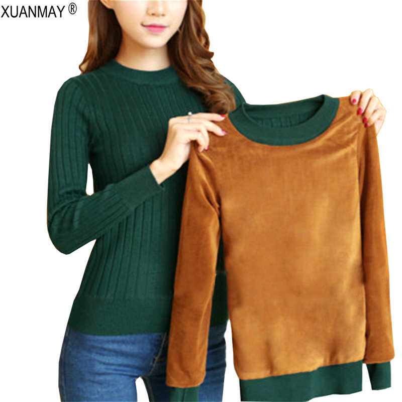 2021 Winter Plus Thi Veet knit Sweater Bottoming shirt Veet lining Warm Pullover Sweater female Fashion Thi Sweater, Green
2021 Winter Plus Thi Veet knit Sweater Bottoming shirt Veet lining Warm Pullover Sweater female Fashion Thi Sweater, Green
