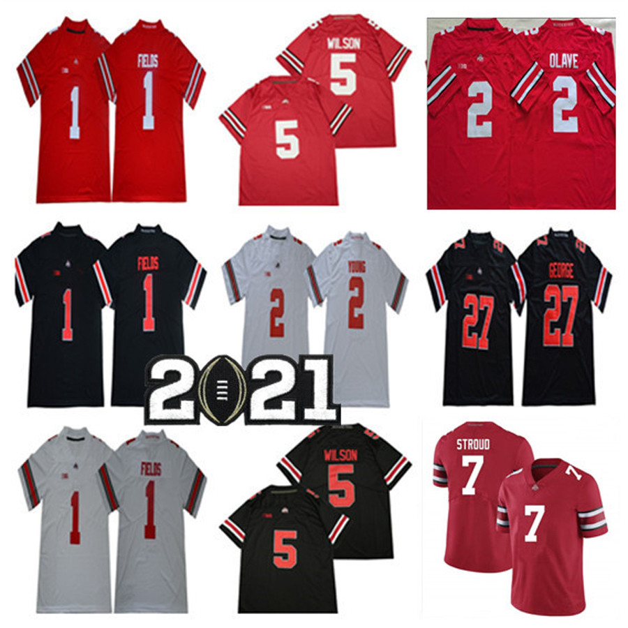 College Ohio State Buckeyes OSU Football Jersey C.J. Stroud Chris Olave Justin Fields Garrett Wilson Chase Young JK Dobbins Teague Bosa, As pic
College Ohio State Buckeyes OSU Football Jersey C.J. Stroud Chris Olave Justin Fields Garrett Wilson Chase Young JK Dobbins Teague Bosa, As pic
