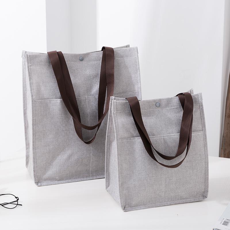 Quality Japanese-Style Shopping Bag High Capacity Simple Tote Bag Simple Book Lunch Carry Waterproof Travel Storage Bags
Quality Japanese-Style Shopping Bag High Capacity Simple Tote Bag Simple Book Lunch Carry Waterproof Travel Storage Bags