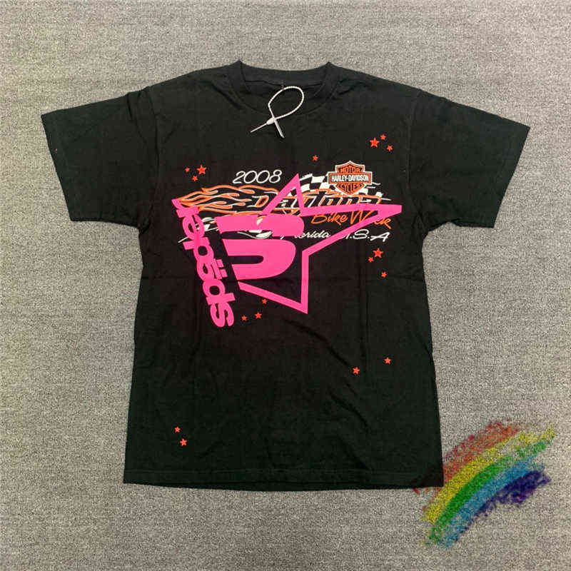 Pink Young Thug Sp5der 555555 T Shirt Men Women 1:1 Best Quality Foaming Printing Spider Web Pattern T-shirt Fashion Top Tees G1209
Pink Young Thug Sp5der 555555 T Shirt Men Women 1:1 Best Quality Foaming Printing Spider Web Pattern T-shirt Fashion Top Tees G1209