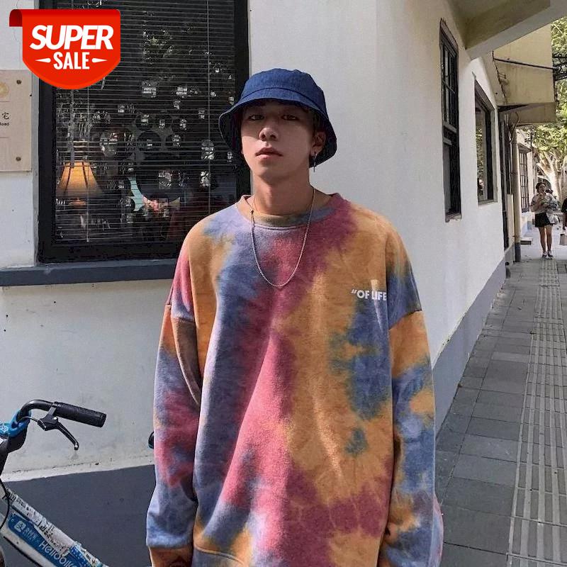 Streetwear Men Autumn Winter Tie Dyeing Sweatshirts Mens Loose Colorful Coat Hoodies Male Thicken O-Neck Pullopver Tops 2020 #QY46, Beige
Streetwear Men Autumn Winter Tie Dyeing Sweatshirts Mens Loose Colorful Coat Hoodies Male Thicken O-Neck Pullopver Tops 2020 #QY46, Beige