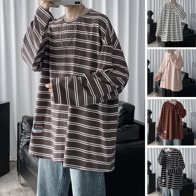 2021 New Men's Fashion Striped Printing Coats Long Sleeve Round Neck Hoodies Cotton Clothes Pullover Casual Sweatshirts Size M-2xl P510, Brown
2021 New Men's Fashion Striped Printing Coats Long Sleeve Round Neck Hoodies Cotton Clothes Pullover Casual Sweatshirts Size M-2xl P510, Brown