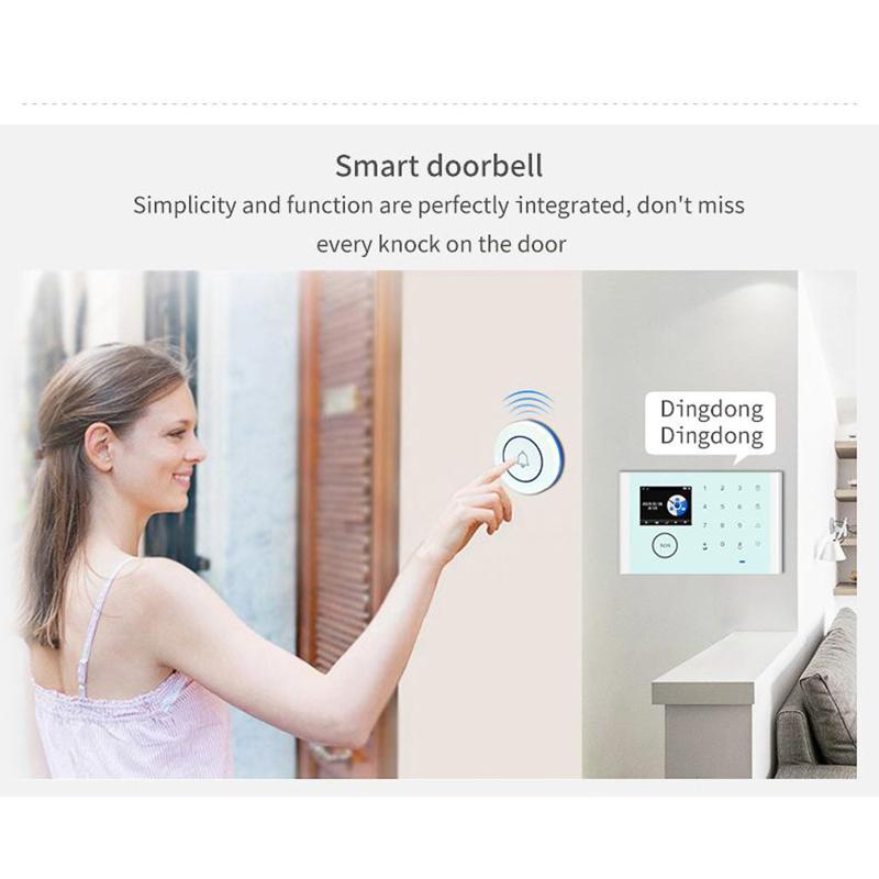 WiFi+GSM Wireless Home Security Alarm Burglar System Compatible with Amazon Alexa
WiFi+GSM Wireless Home Security Alarm Burglar System Compatible with Amazon Alexa