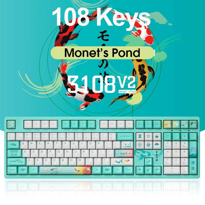3108 V2 108 Keys Wired Gaming Mechanical Keyboard Type-C Wired PBT Keycaps Gateron Switch OEM Profile Gaming Keyboards For AKKO
3108 V2 108 Keys Wired Gaming Mechanical Keyboard Type-C Wired PBT Keycaps Gateron Switch OEM Profile Gaming Keyboards For AKKO