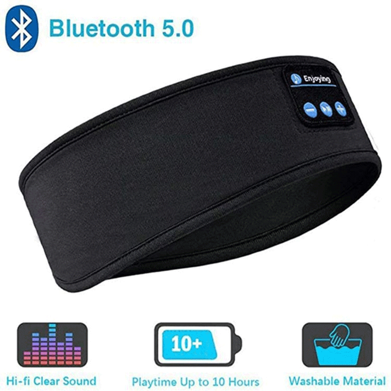 Bluetooth Sleeping Headphones Sports Headband Thin Soft Elastic Comfortable Wireless Music Earphones Eye Mask for Side Sleeper
Bluetooth Sleeping Headphones Sports Headband Thin Soft Elastic Comfortable Wireless Music Earphones Eye Mask for Side Sleeper