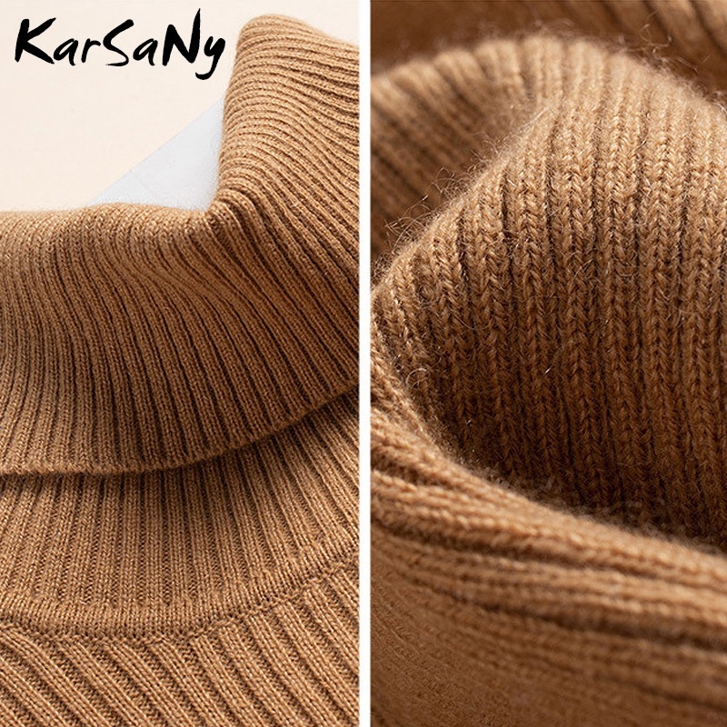 Women's Turtleneck Sweater Winter Warm Winter Clothes Women Knitted Pullover Women's Sweater Turtleneck Jumper Woman Sweaters 210218