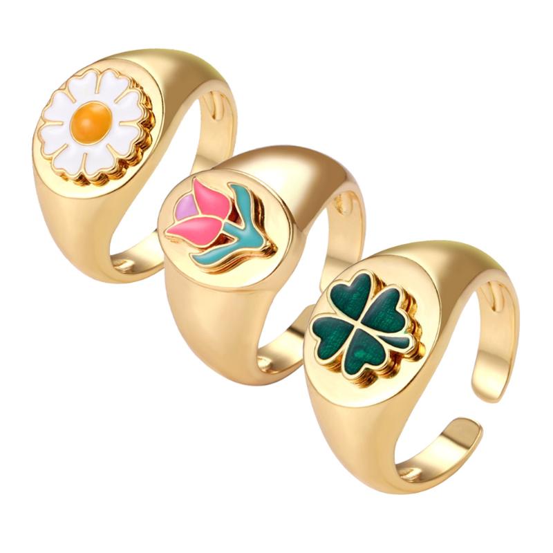 Cluster Rings Trend Chunky For Women Opening Signet Statement Retro Hyperbole Enamel Glaze Gold Color Fashion Jewelry KAR213, Golden;silver
Cluster Rings Trend Chunky For Women Opening Signet Statement Retro Hyperbole Enamel Glaze Gold Color Fashion Jewelry KAR213, Golden;silver