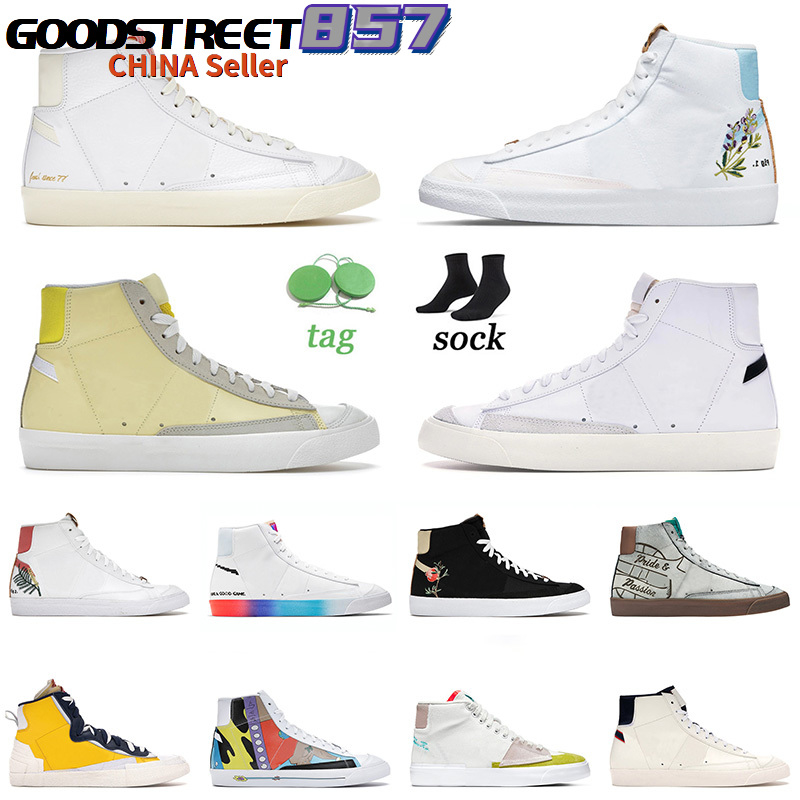 top quality blazer mid 77 vintage platform flat low casual shoes popcorn bicycle yellow indigo black white designer sneakers 36-45
top quality blazer mid 77 vintage platform flat low casual shoes popcorn bicycle yellow indigo black white designer sneakers 36-45