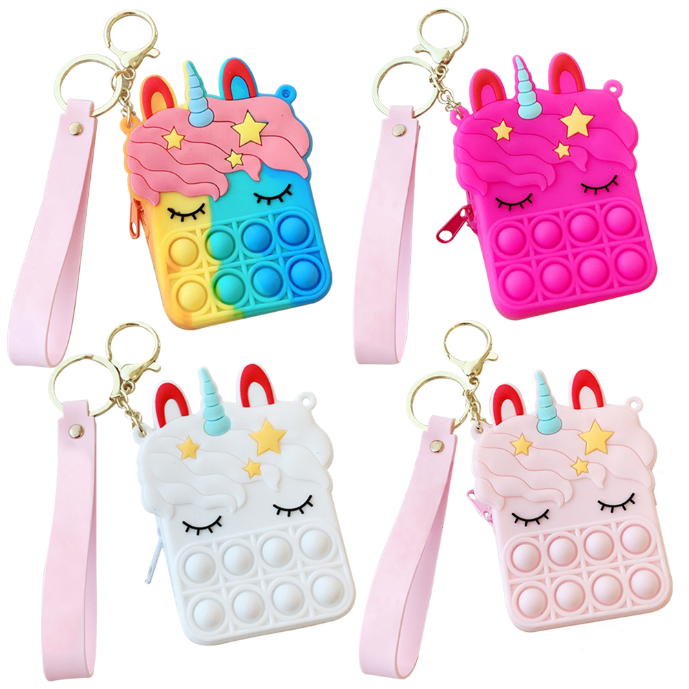 New Silicone Push Bubble Stationery Storage Bag Decompression Coin Purse Fidget Toy Women Girl Kawaii Wallet Christmas Gift 2021
New Silicone Push Bubble Stationery Storage Bag Decompression Coin Purse Fidget Toy Women Girl Kawaii Wallet Christmas Gift 2021