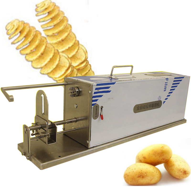 Vegetable Fruit Slicer Machine Stainless Steel Spiral Potato Machine Automatic Tornado Potato Slicer Cutter Kitchen Tools
Vegetable Fruit Slicer Machine Stainless Steel Spiral Potato Machine Automatic Tornado Potato Slicer Cutter Kitchen Tools