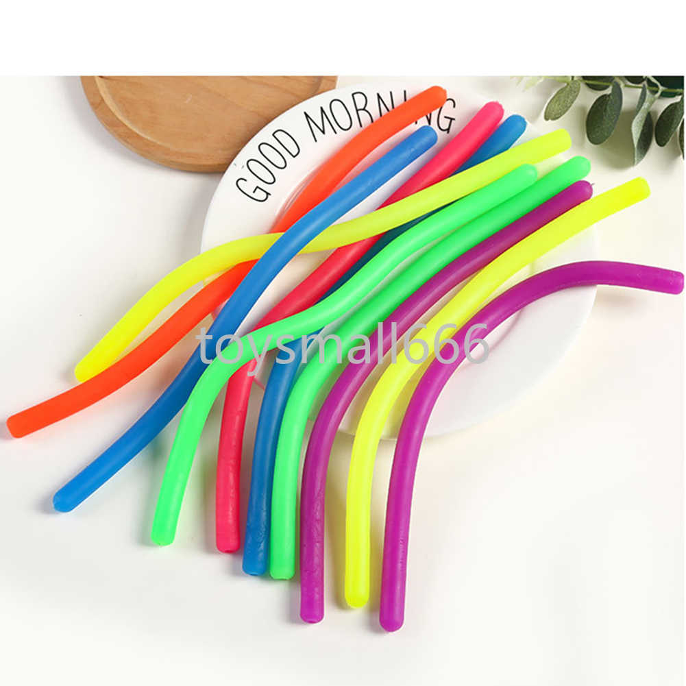 Kids Adult Antistress Toys Soft Rubber Noodle Elastic Rope Toys Stretch String Decompression Toy Relief Stress Toy for Children
Kids Adult Antistress Toys Soft Rubber Noodle Elastic Rope Toys Stretch String Decompression Toy Relief Stress Toy for Children