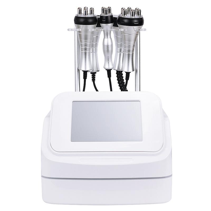 High quality Beauty Ultrasonic 5 in 1 slimming Machine Newest mini Portable 40k cavitation 5Handles Home And Salon Of SPA Rf Vacuum Massager Equipment