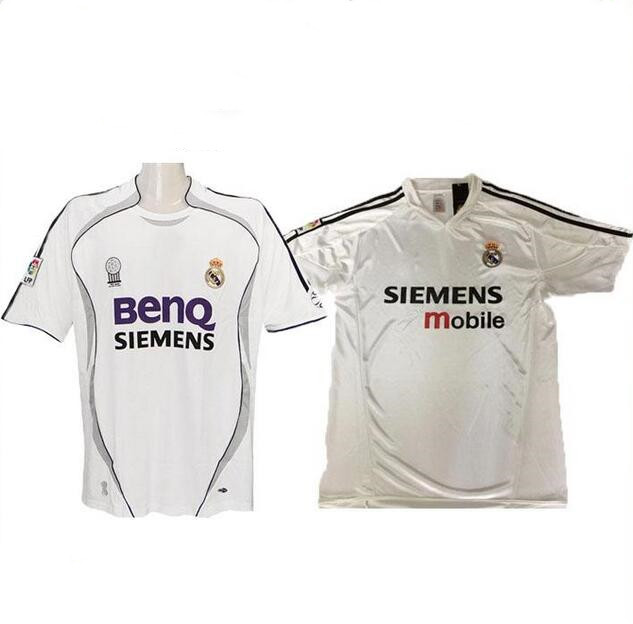 03/04 Retro Edition Real Madrid Soccer jerseys 06/07 #7 Raul #9 Ronaldo #23 Beckham Short Sleeve Football shirt uniforms
03/04 Retro Edition Real Madrid Soccer jerseys 06/07 #7 Raul #9 Ronaldo #23 Beckham Short Sleeve Football shirt uniforms