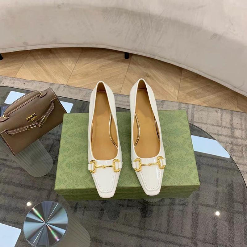 Dress Shoes 2021 Horseshoe High Heels Leather Small Square Head Metal Buckle Shallow Mouth Women's Single Woman Loafers
Dress Shoes 2021 Horseshoe High Heels Leather Small Square Head Metal Buckle Shallow Mouth Women's Single Woman Loafers