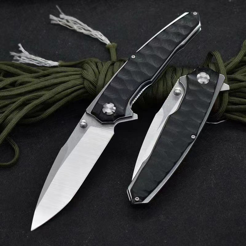 New Python Folding Knife D2 Blade G10 Handle Hearing Gasket Outdoor Hunting Self Defense Survival Stripping Skinning Rescue Pocket Knife EDC
New Python Folding Knife D2 Blade G10 Handle Hearing Gasket Outdoor Hunting Self Defense Survival Stripping Skinning Rescue Pocket Knife EDC