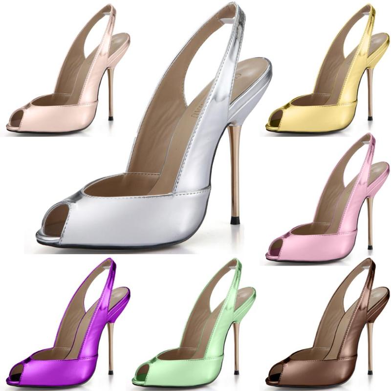 Dress Shoes CHMILE CHAU Patent Sexy Women Party Pumps Peep Toe Stiletto Iron High Heel Slingback Ladies Shoe Escarpins Talons Femmes 3845-g, Coffee patent
Dress Shoes CHMILE CHAU Patent Sexy Women Party Pumps Peep Toe Stiletto Iron High Heel Slingback Ladies Shoe Escarpins Talons Femmes 3845-g, Coffee patent