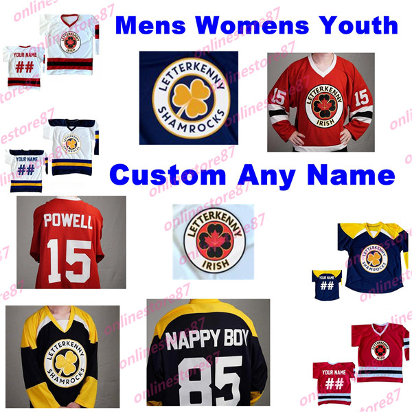 Irish Letterkenny 69 Shoresy 68 Reilly 74 Jonesy 15 Powell Ice Hockey Jersey Red Navy Blue White Double Stitched Name Number Personalized, Black
Irish Letterkenny 69 Shoresy 68 Reilly 74 Jonesy 15 Powell Ice Hockey Jersey Red Navy Blue White Double Stitched Name Number Personalized, Black