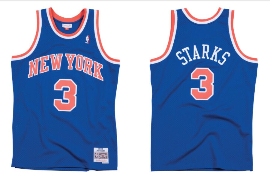 Stitched NBA jersey New York Knicks 3 John Starks Mitchell & Ness 1991-92 Hardwoods Classics retro basketball jerseys Men Women Youth S
Stitched NBA jersey New York Knicks 3 John Starks Mitchell & Ness 1991-92 Hardwoods Classics retro basketball jerseys Men Women Youth S