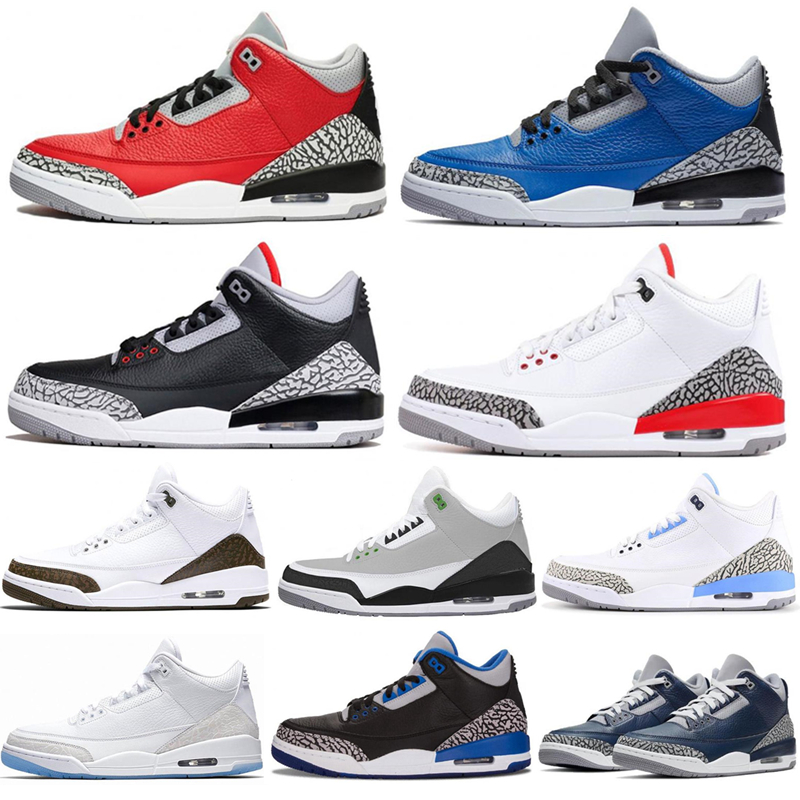 2021 3 Racer Blue 3s Basketball Shoes Black White for Men Fragment Knicks Rivals Michigan UNC Fire Red Cement Court Trainers Sports Sneaker
2021 3 Racer Blue 3s Basketball Shoes Black White for Men Fragment Knicks Rivals Michigan UNC Fire Red Cement Court Trainers Sports Sneaker