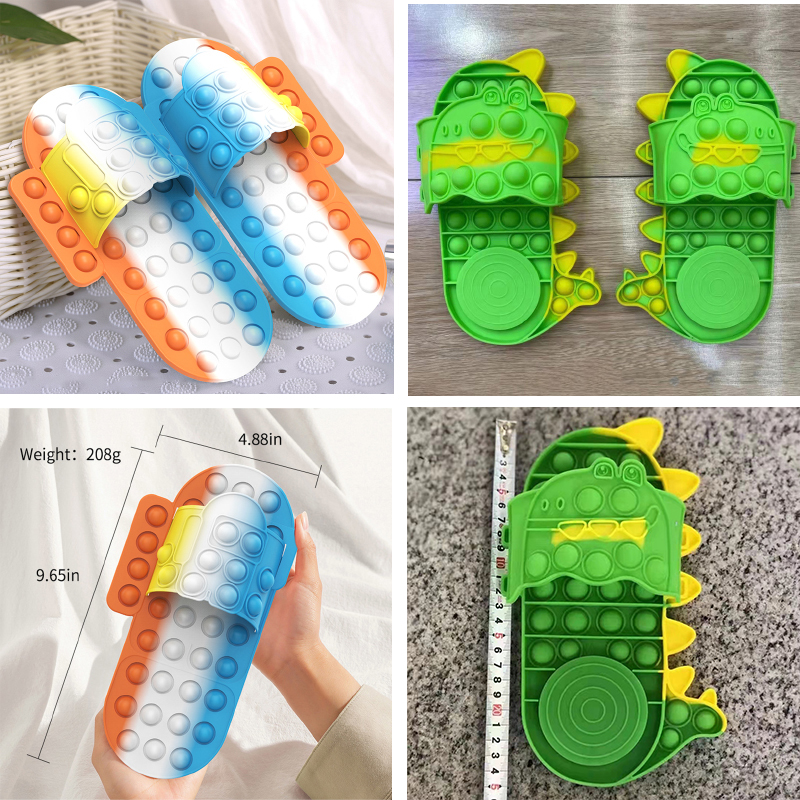 Fidget Toy Shoes Feet Acupoint Stimulation Slippers Sensory Push Bubble New Finger Squeeze Bubbles Puzzle Fashion Silicone Adult Children Decompression Sandles
Fidget Toy Shoes Feet Acupoint Stimulation Slippers Sensory Push Bubble New Finger Squeeze Bubbles Puzzle Fashion Silicone Adult Children Decompression Sandles
